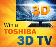 Win a Toshiba 3D TV with OfferX